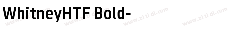 WhitneyHTF Bold字体转换